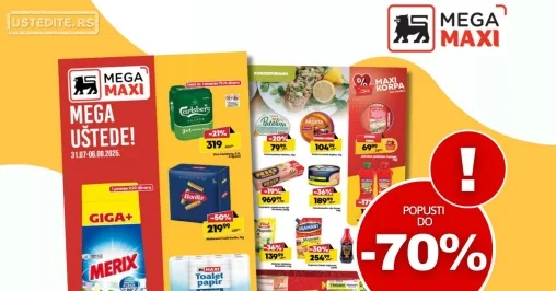 Mega Maxi katalog 31.7-6.8.2025.