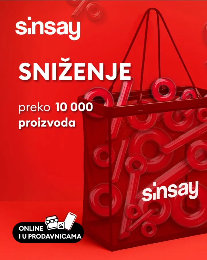 Sinsay SNIŽENJE jul 2025.
