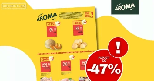 Aroma VIKEND AKCIJA 31.7-3.8.2025.