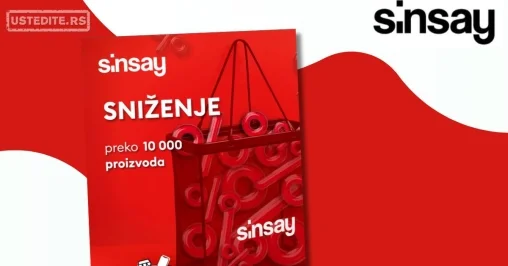 Sinsay SNIŽENJE jul 2025.