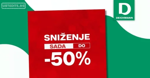 Deichmann SNIŽENJE do 50% 14.7-3.8.2025.