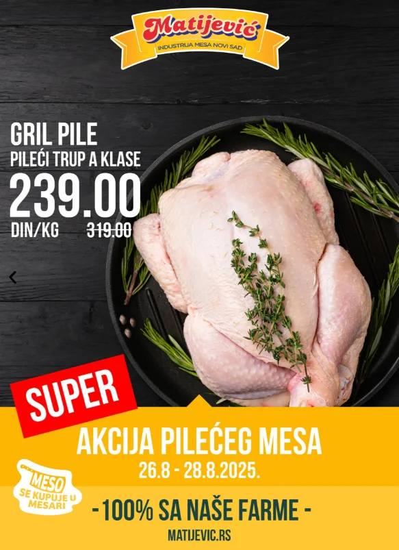 Matijević SUPER AKCIJA 26-28.9.2025.