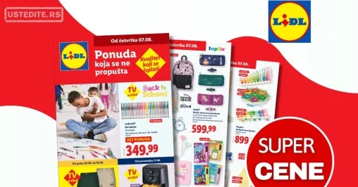 Lidl katalog PREHRANA 7-13.8.2025.