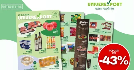 Univerexport katalog 18-31.8.2025.