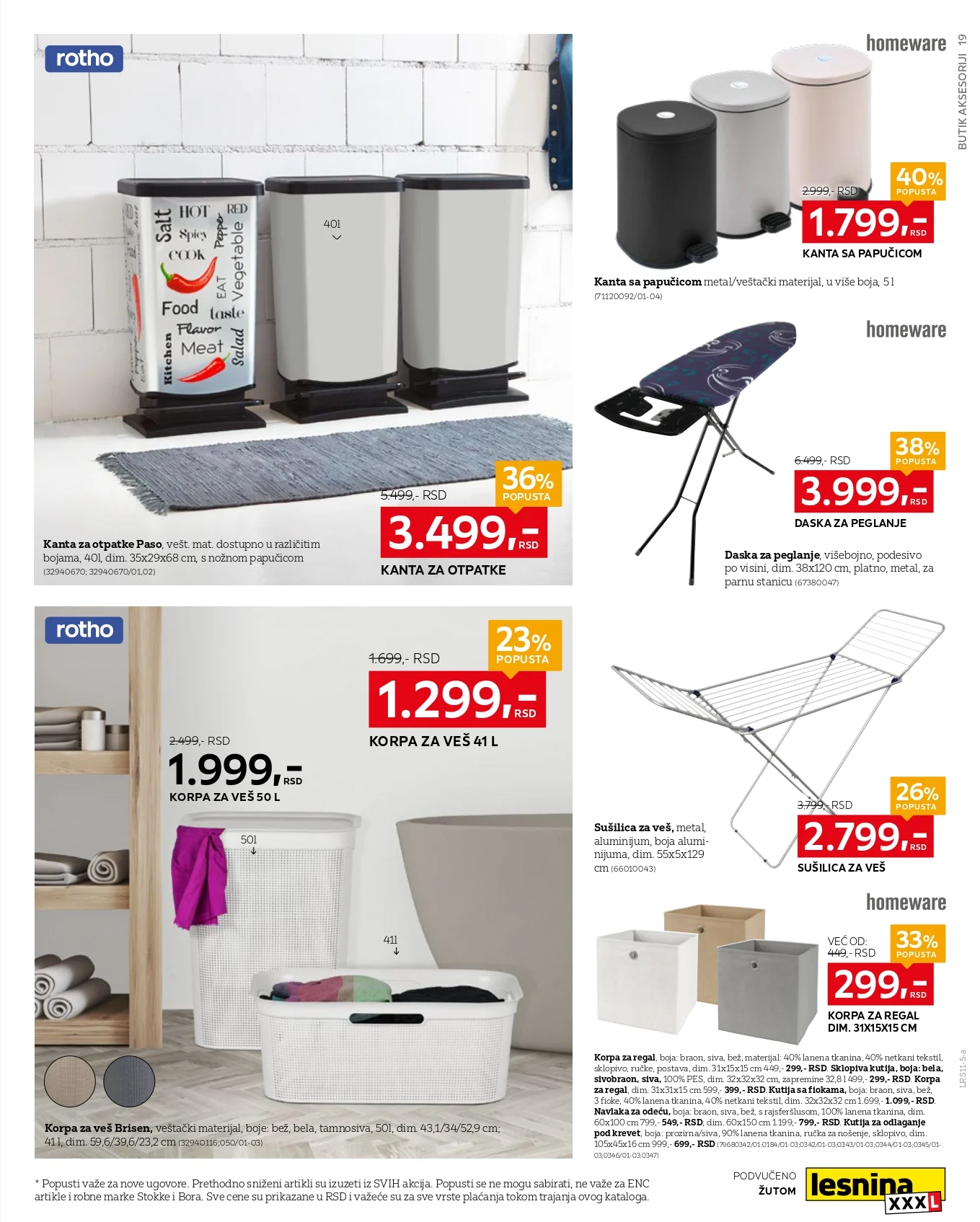 Lesnina XXXL katalog 27.10-23.11.2025.