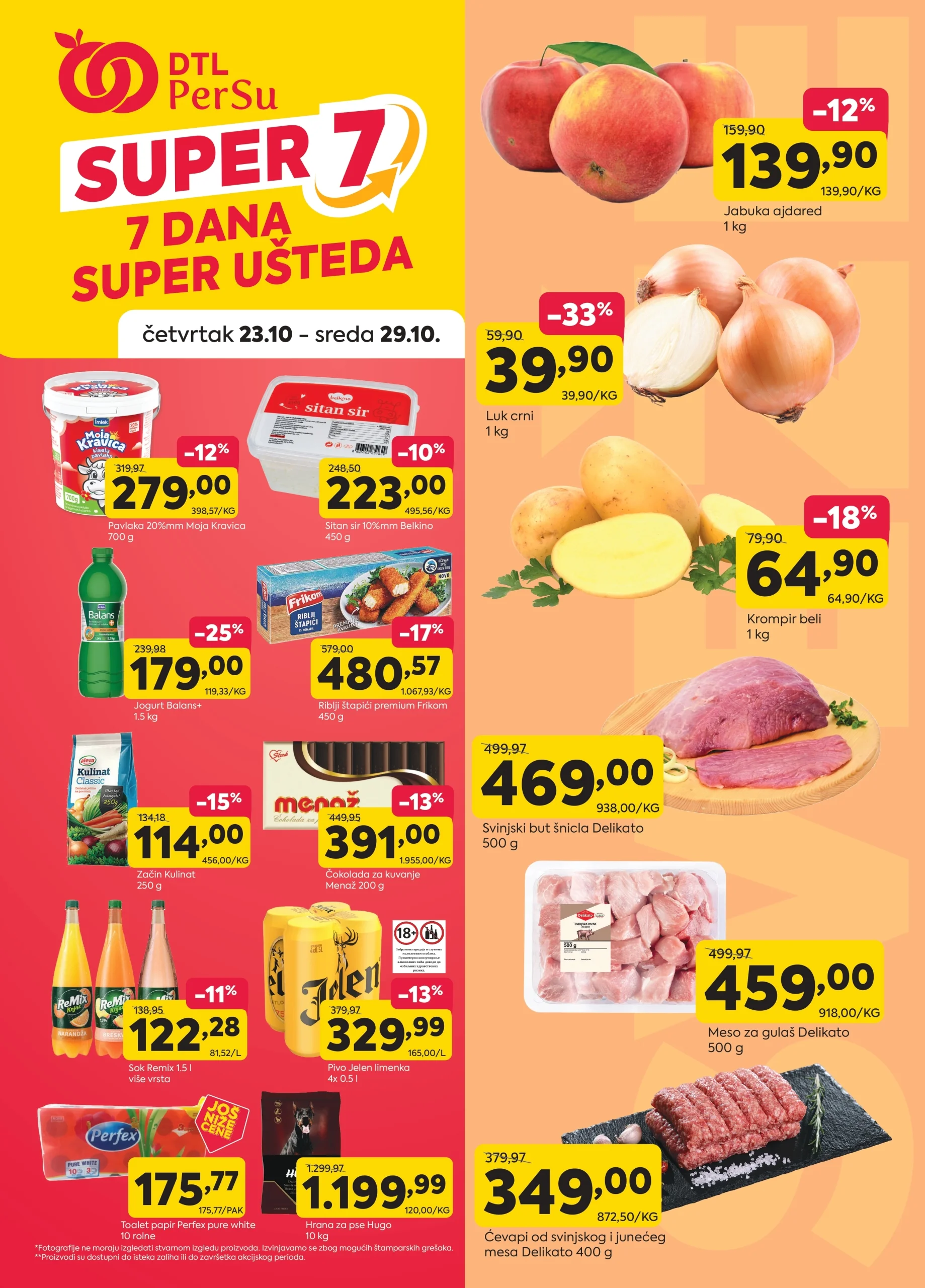 DTL PerSu NEDELJNA AKCIJA 23-29.10.2025.