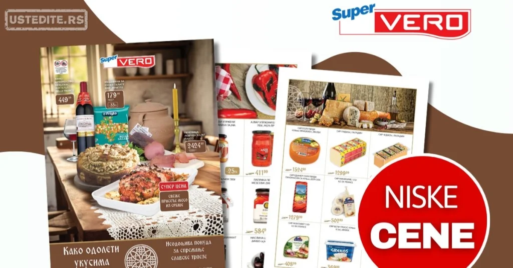 Super Vero katalog – slavska ponuda i akcije 23.10–21.11.2025.