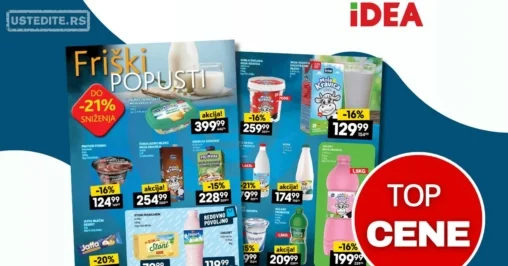 Idea FRIŠKI POPUSTI 30.10-5.11.2025.