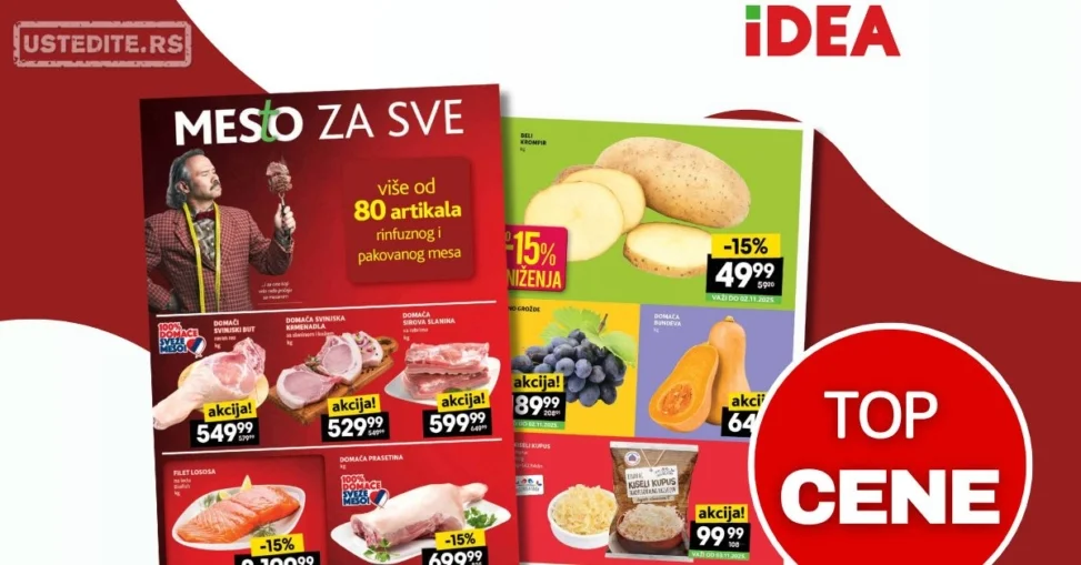 Idea SVEŽA AKCIJA 30.10-5.11.2025.