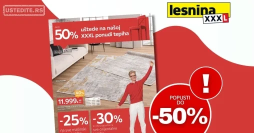Lesnina XXXl katalog SPECIJAL TEPIHA 27.10-23.11.2025.