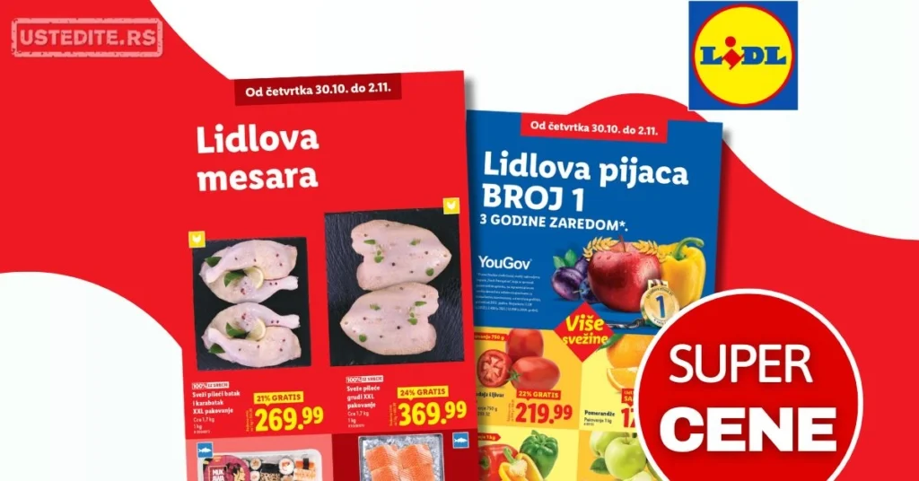 Lidl SVEŽA AKCIJA 30.10-2.11.2025.