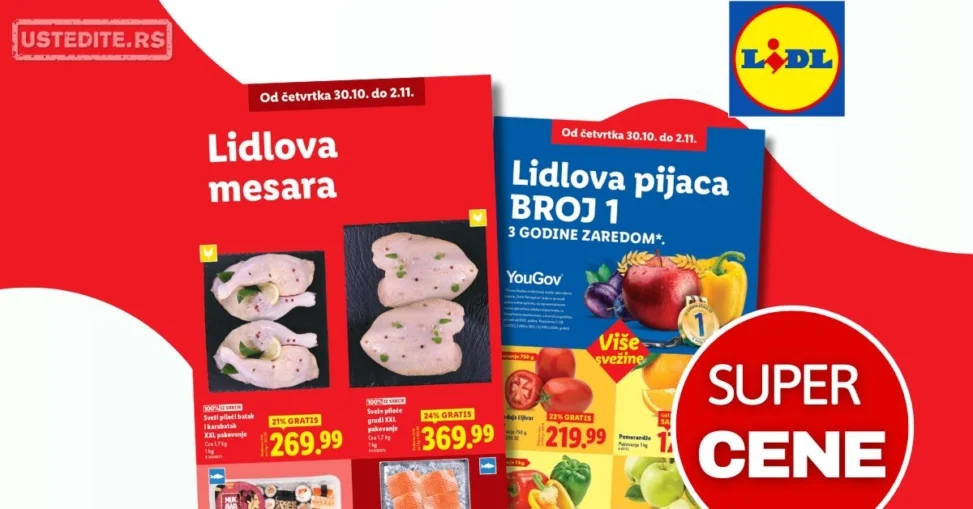 Lidl SVEŽA AKCIJA 30.10-2.11.2025.