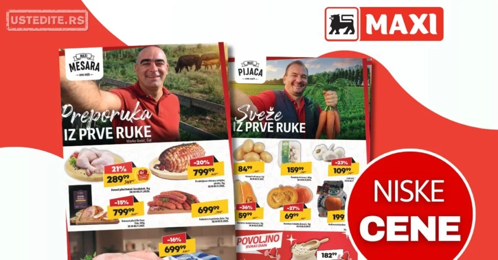 Maxi SVEŽA AKCIJA 30.10-5.11.2025.