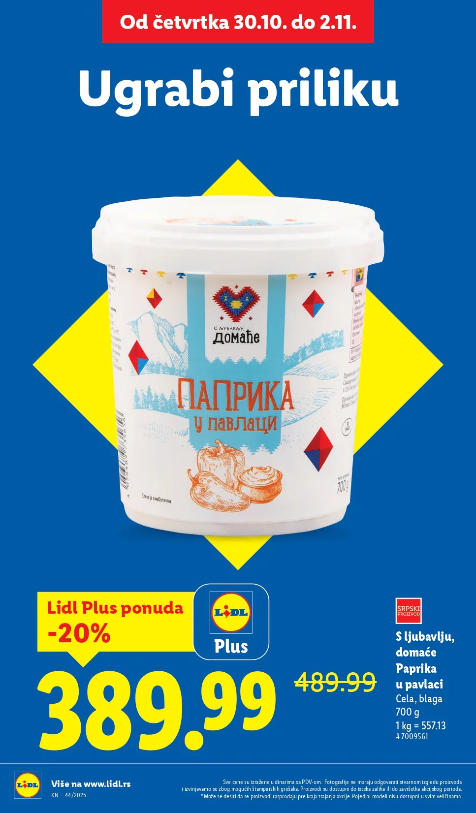 Lidl katalog 30.10-5.11.2025.