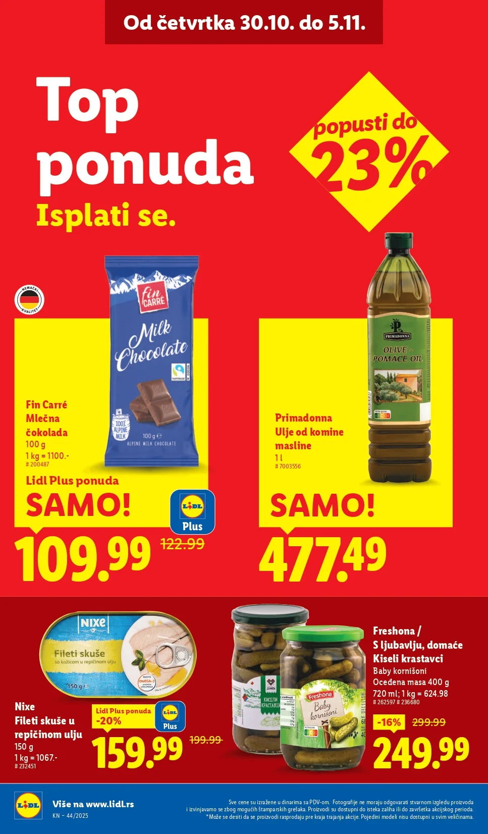 Lidl katalog 30.10-5.11.2025.