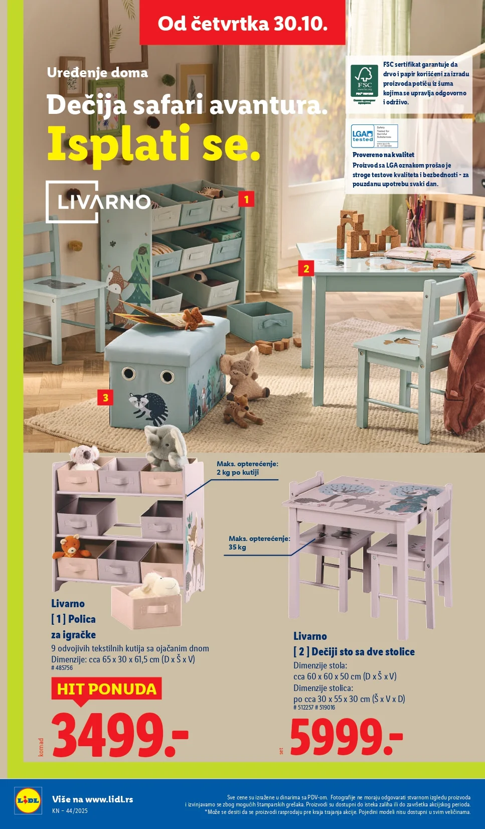 Lidl katalog 30.10-5.11.2025.