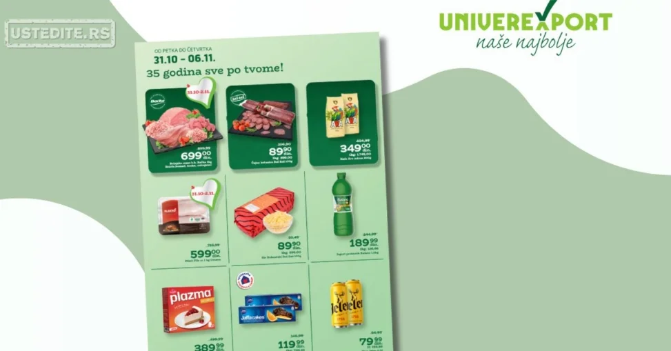 Univerexport katalog 31.10-6.11.2025.