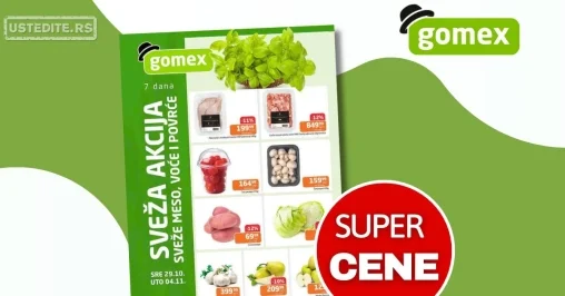Gomex SVEŽA AKCIJA 29.10-4.11.2025.