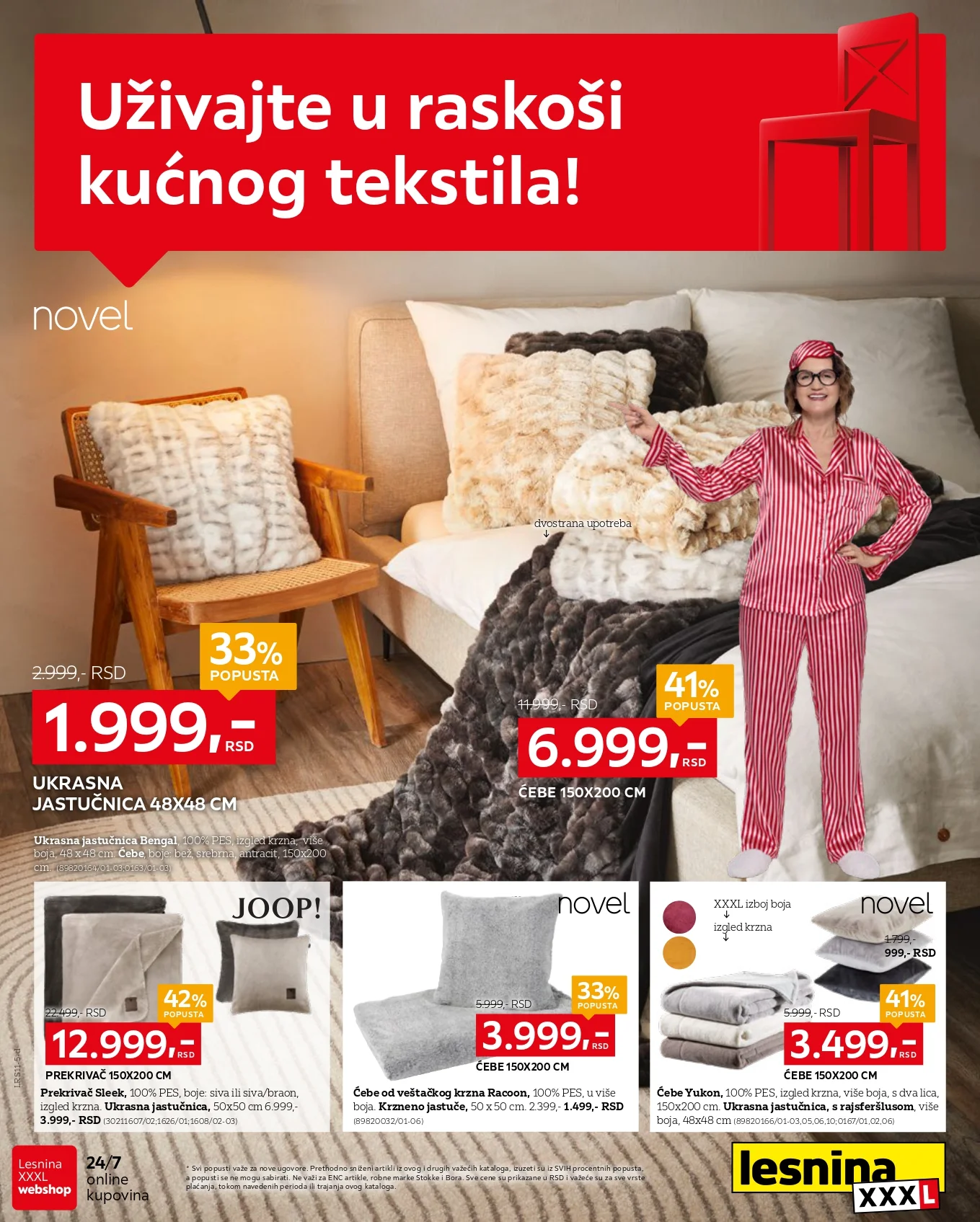 Lesnina XXXL katalog SPECIJAL TEKSTILA 27.10-23.11.2025.