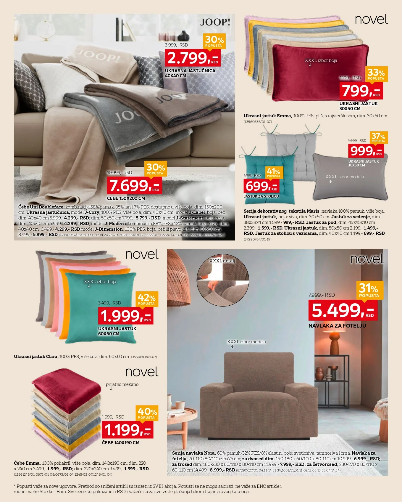 Lesnina XXXL katalog SPECIJAL TEKSTILA 27.10-23.11.2025.