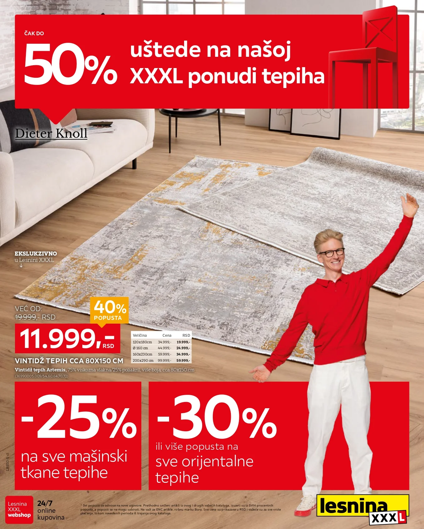 Lesnina XXXl katalog SPECIJAL TEPIHA 27.10-23.11.2025.