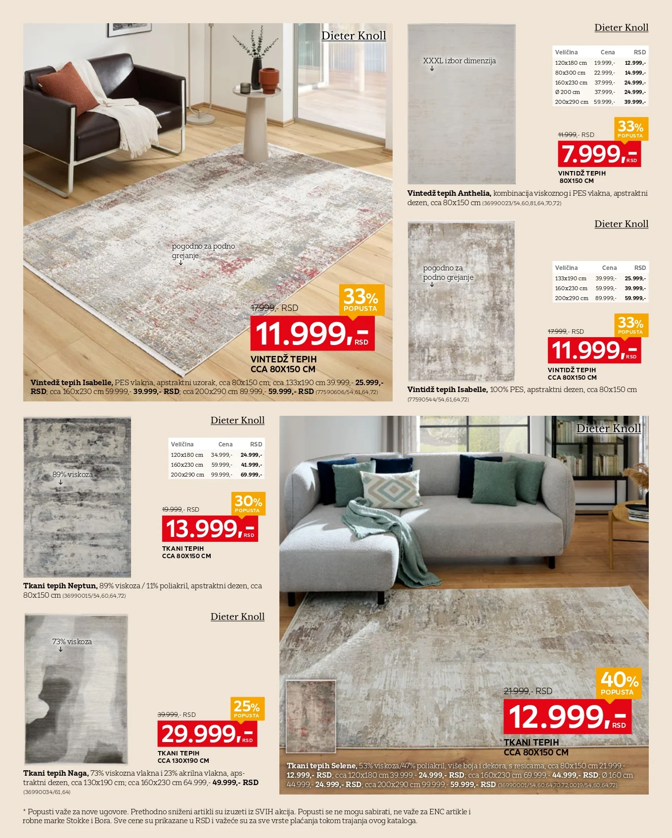 Lesnina XXXl katalog SPECIJAL TEPIHA 27.10-23.11.2025.