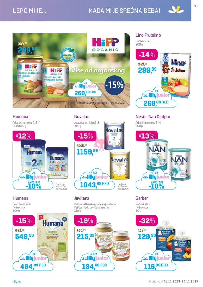 Lilly katalog NOVEMBAR 2025.