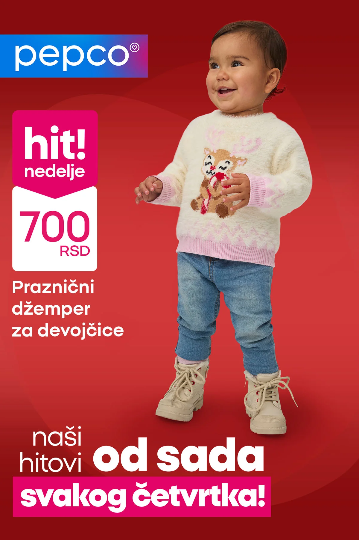 Pepco odeća – praznični džemperi za celu porodicu 13–19.11.2025.