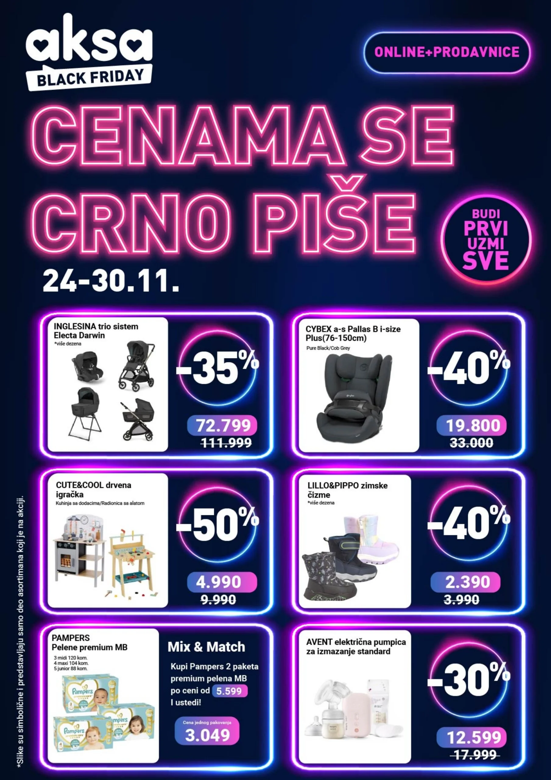 Aksa BLACK FRIDAY 24-30.11.2025.
