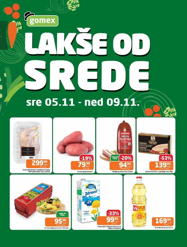 Gomex katalog LAKŠE OD SREDE 5-9.11.2025.