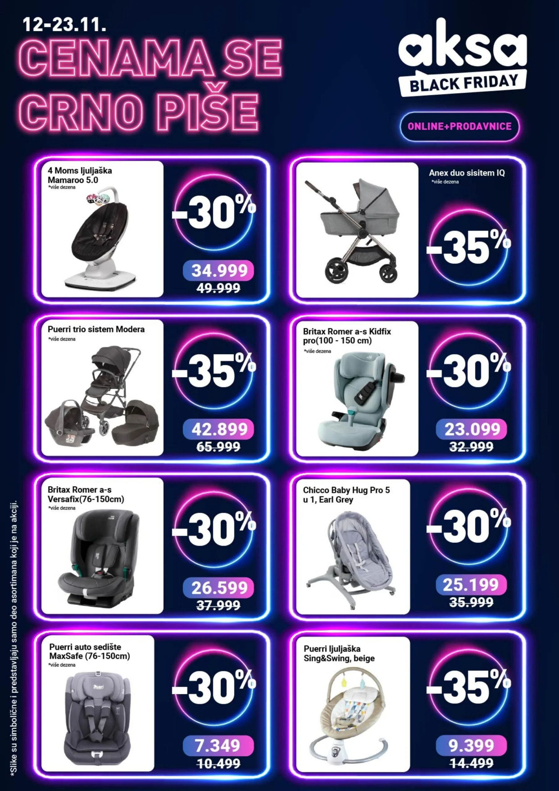 Aksa BLACK FRIDAY 12-23.11.2025.