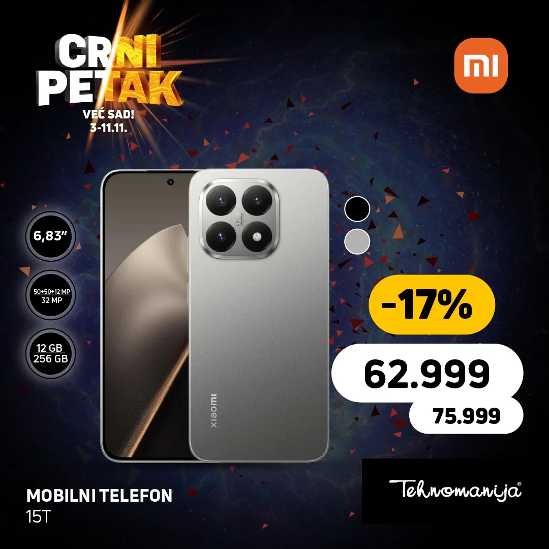 Tehnomanija BLACK FRIDAY 3-11.11.2025.