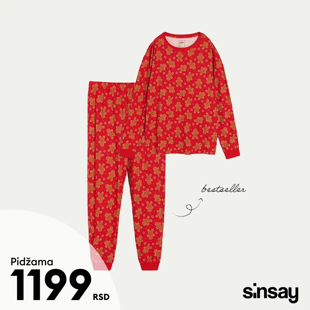 Sinsay ŽENSKE PIDŽAME novembar 2025.