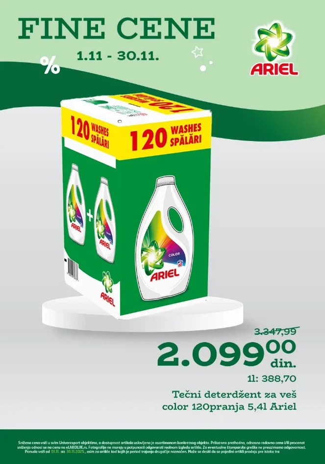 Univerexport FINE CENE 1-30.11.2025.