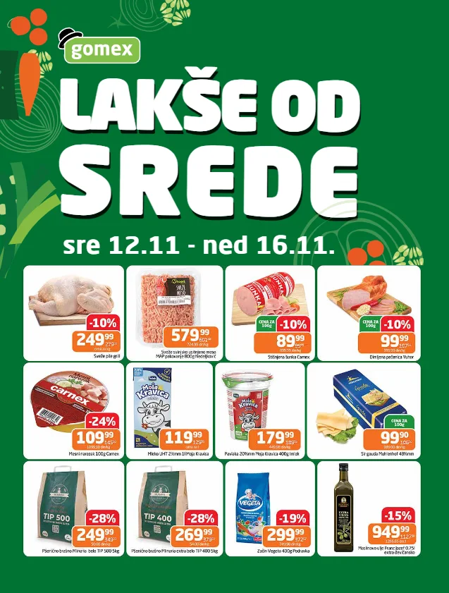 Gomex katalog LAKŠE OD SREDE 12-16.11.2025.