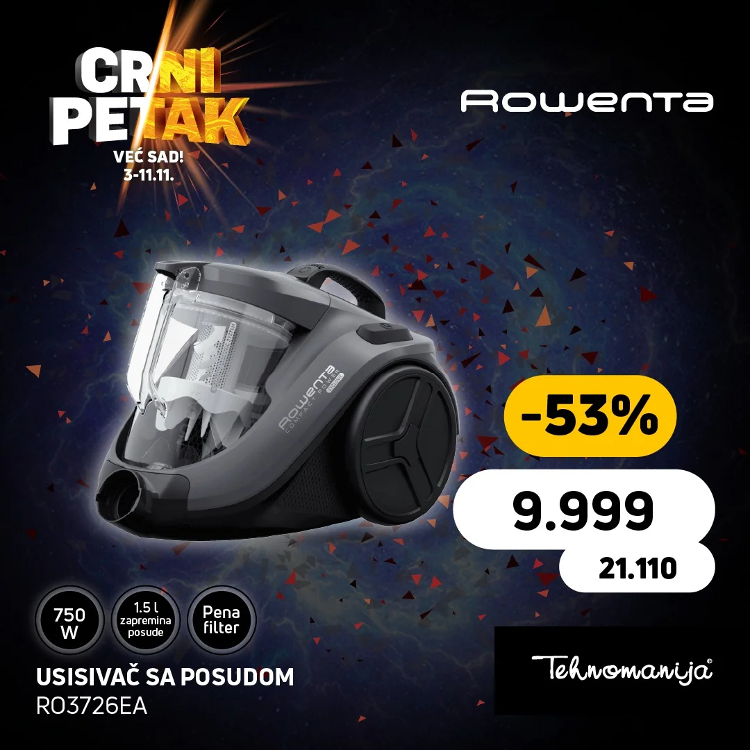 Tehnomanija BLACK FRIDAY 3-11.11.2025.