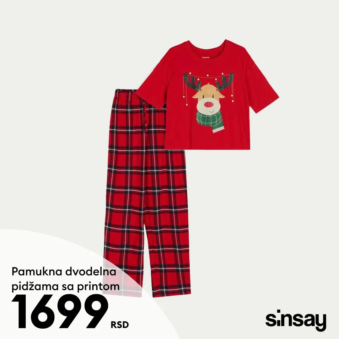 Sinsay ŽENSKE PIDŽAME novembar 2025.