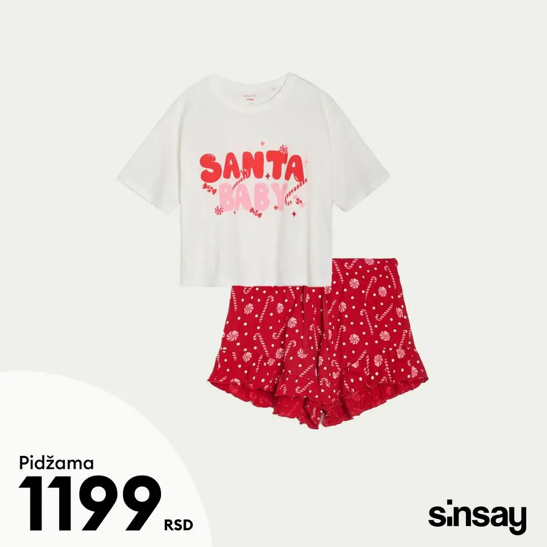 Sinsay ŽENSKE PIDŽAME novembar 2025.