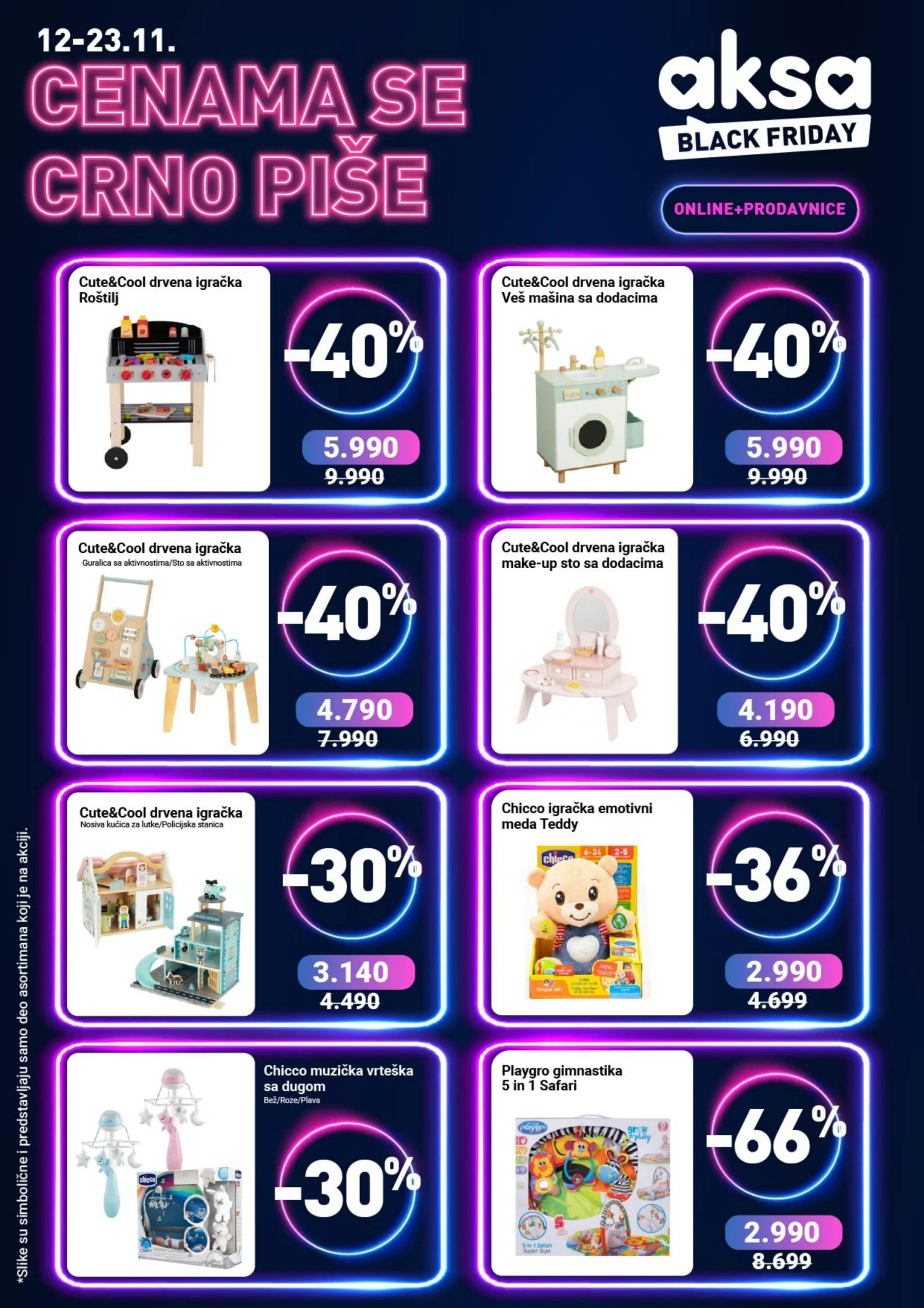 Aksa BLACK FRIDAY 12-23.11.2025.