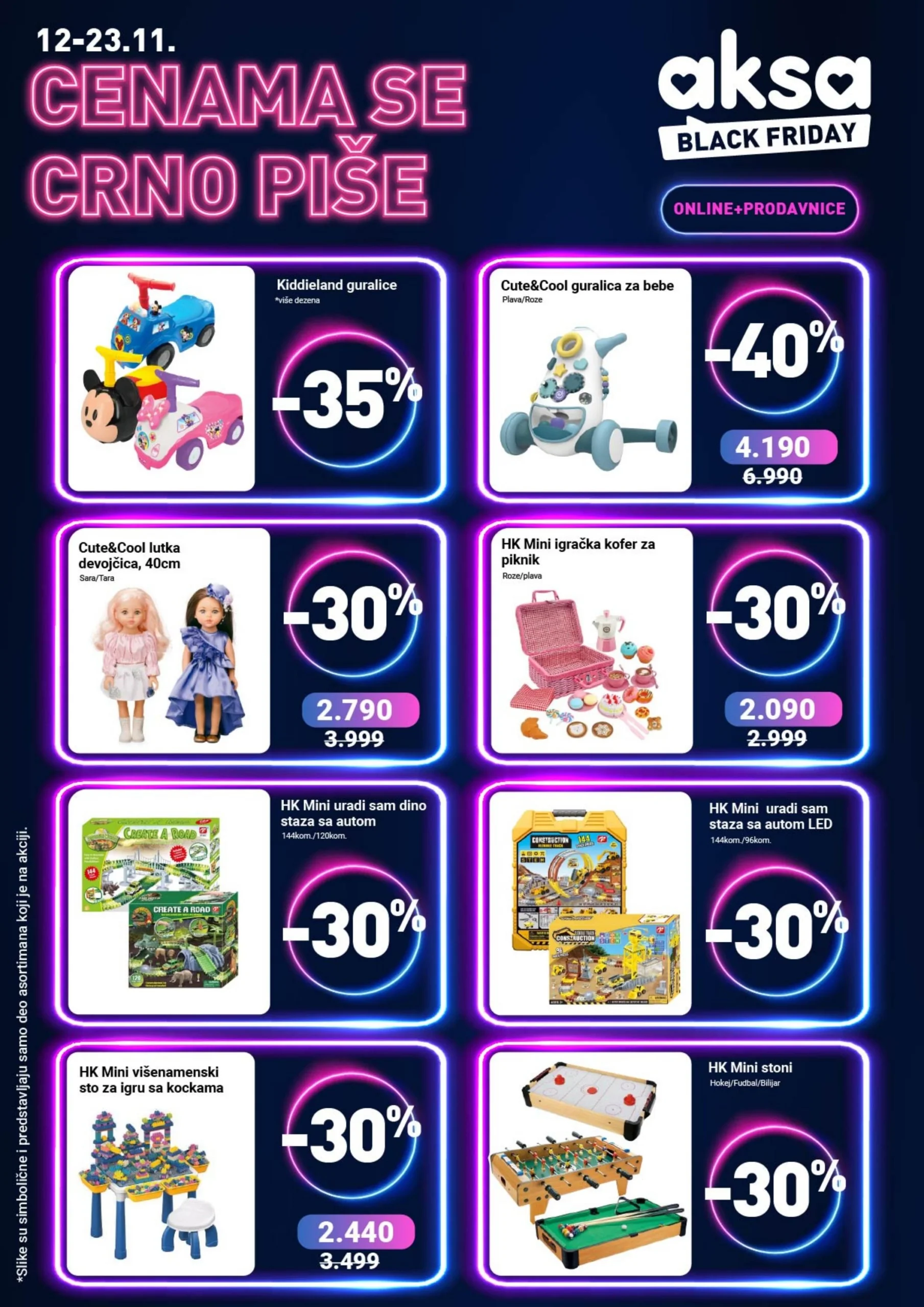 Aksa BLACK FRIDAY 12-23.11.2025.