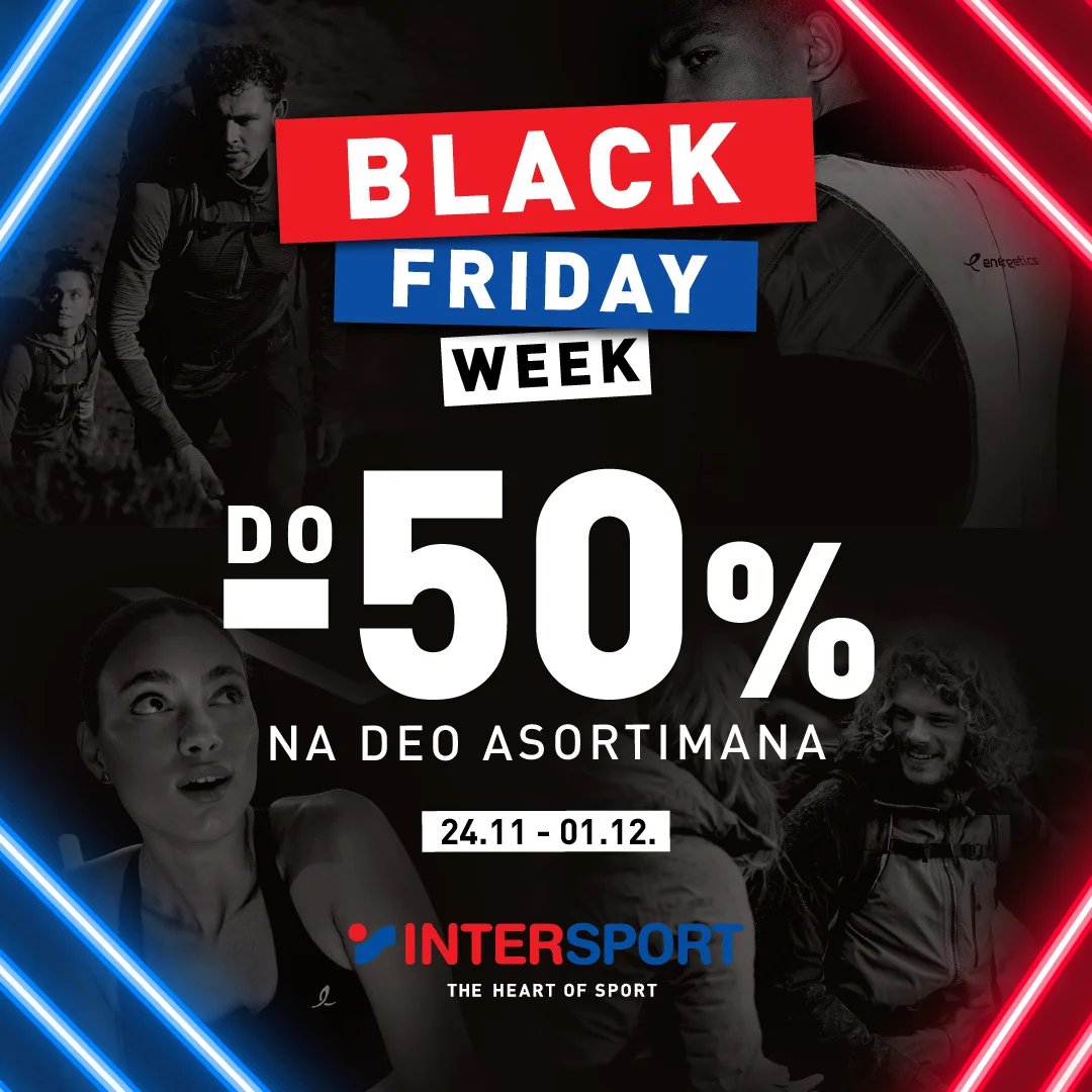 Intersport BLACK FRIDAY 24.11-1.12.2025.