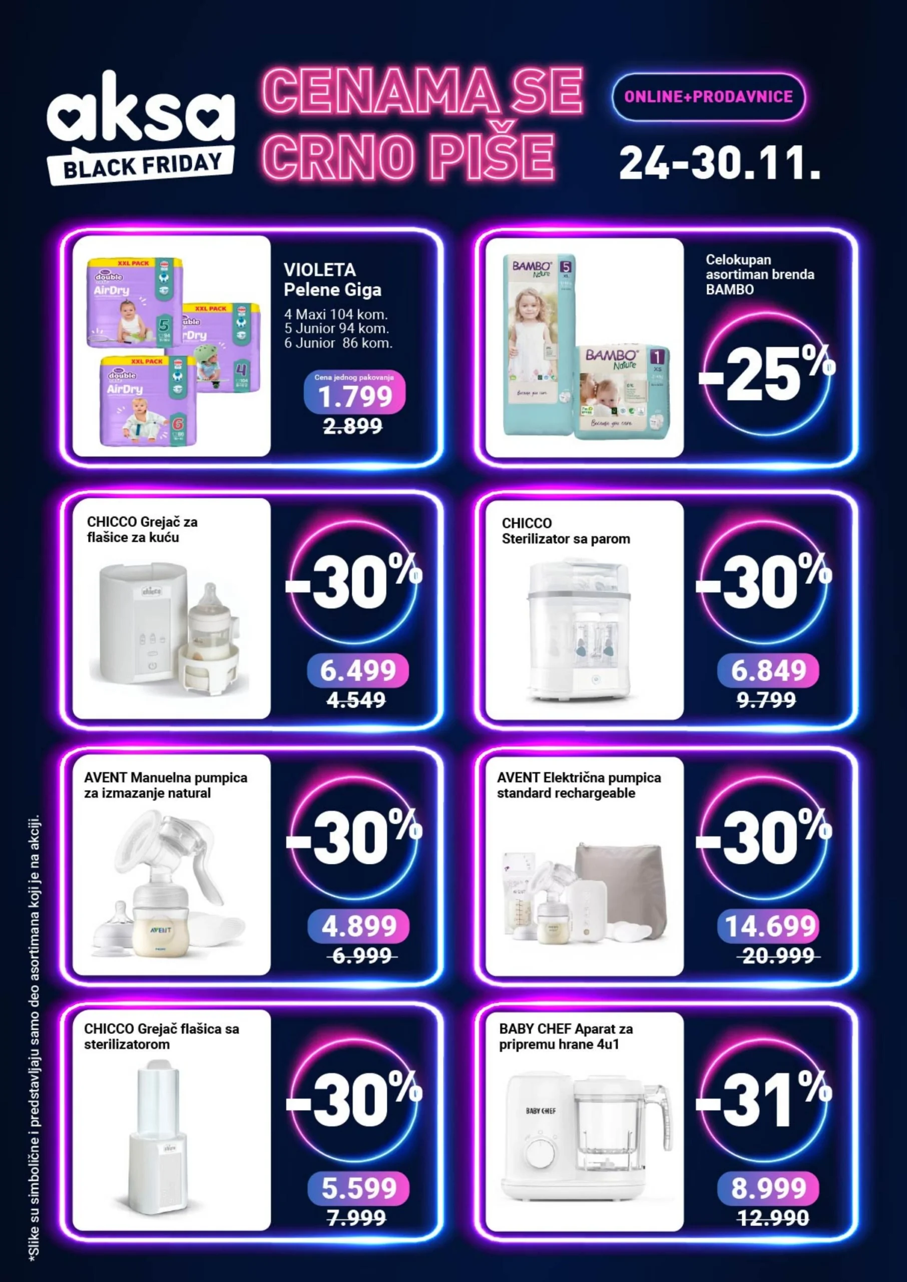 Aksa BLACK FRIDAY 24-30.11.2025.