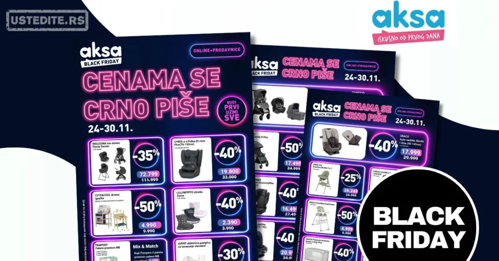 Aksa BLACK FRIDAY 24-30.11.2025.
