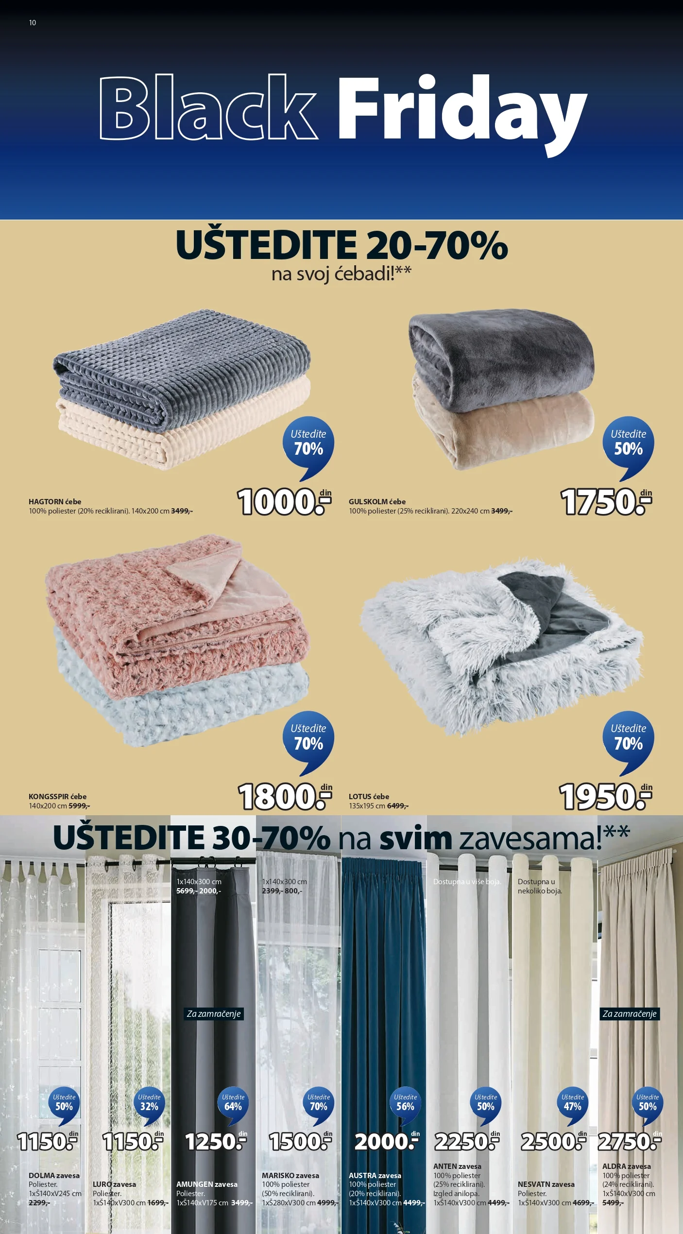 Jysk katalog BLACK FRIDAY 19-30.11.2025.