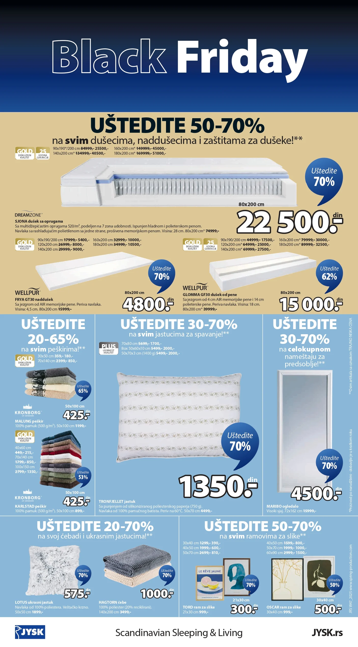 Jysk katalog BLACK FRIDAY 19-30.11.2025.