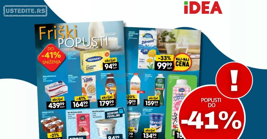 Idea FRIŠKI POPUSTI 6-12.11.2025.