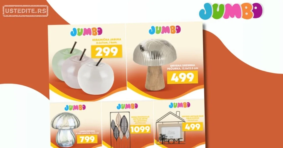 Jumbo DEKORACIJE ZA DOM novembar 2025.