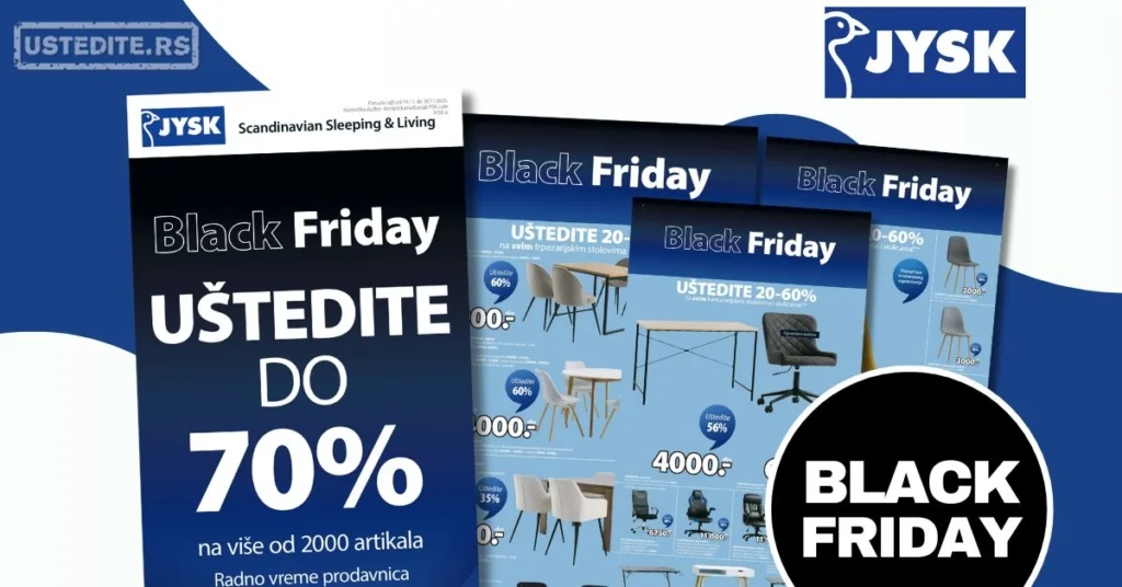 Jysk katalog BLACK FRIDAY 19-30.11.2025.