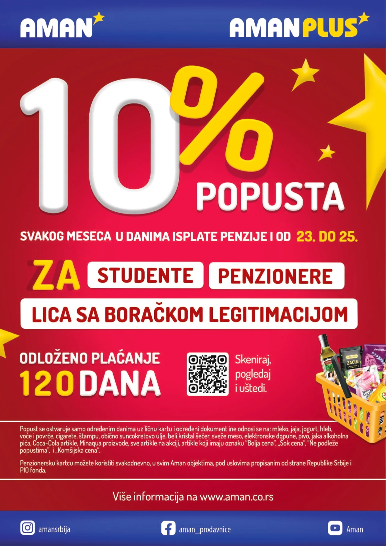 Aman katalog - slavska ponuda i akcije 1-30.11.2025.