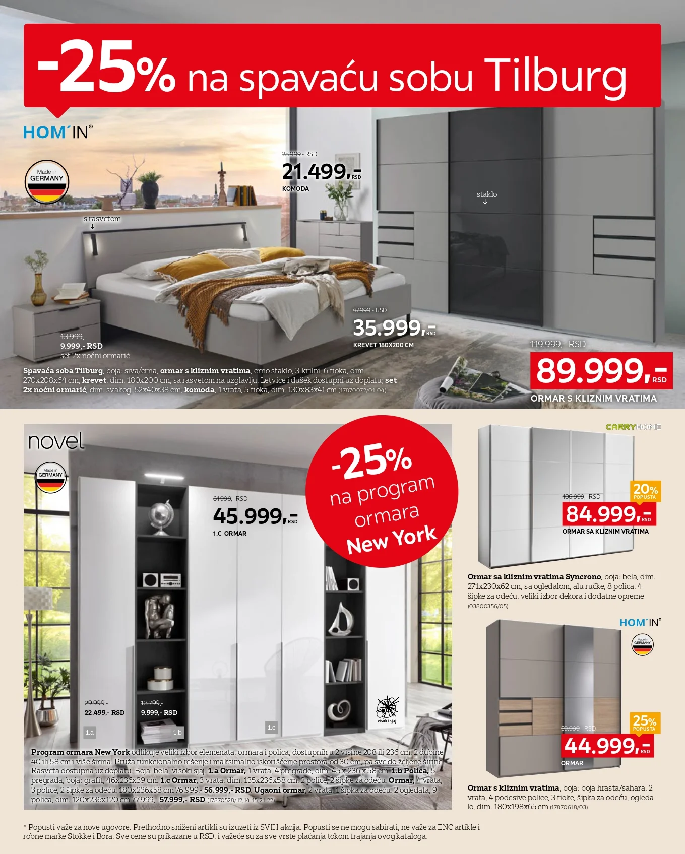 Lesnina XXXL katalog SPECIJAL SPAVAĆE SOBE 3-30.11.2025.